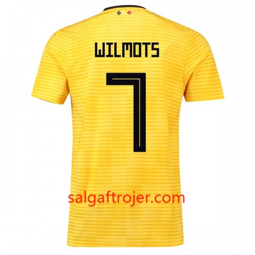 Belgien Fodboldtrøjer Wilmots 7 Udebanesæt VM 2018 Belgien Fodboldtrøjer Wilmots 7 Udebanesæt VM 2018